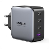 Ugreen Nexode 100W USB C Wall Charger - 4 Ports Zwart