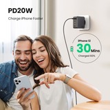 Ugreen Nexode 100W USB C Wall Charger - 4 Ports Zwart