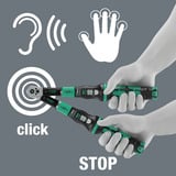 Wera Click-Torque Lock A 6 R/L draaimomentsleutel Zwart/groen