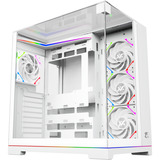 XYZ PC Gear Tesseract A-RGB midi tower behuizing Wit | 2x USB-A | 1x USB-C | RGB | Tempered Glass