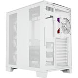 XYZ PC Gear Tesseract A-RGB midi tower behuizing Wit | 2x USB-A | 1x USB-C | RGB | Tempered Glass