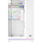 XYZ PC Gear Tesseract A-RGB midi tower behuizing Wit | 2x USB-A | 1x USB-C | RGB | Tempered Glass
