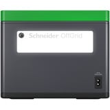 APC Schneider OffGrid draagbare Power station 500 powerstation Zwart/groen, PPS500-GR, Lithium-ion batterij 517Wh, 2x 230V 500W, 3x USB-A, 2x USB-C PD