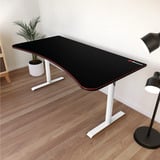 Arozzi Arena Gaming Desk - White Wit