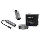 Athom Homey Pro (2026) Basisstation + Energy Dongle + Ethernetadapter set Zwart