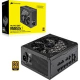 Corsair RM850x Shift 850W voeding  Zwart, 1x 12VHPWR, 4x 6+2-pin PCIe, Kabel-management