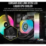 Corsair iCUE LINK H170i LCD Liquid CPU Cooler Refurbished waterkoeling Zwart