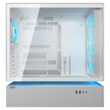 Cougar CFV235 Mesh midi tower behuizing Wit | 2x USB-A | 1x USB-C | RGB | Tempered Glass