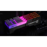 G.Skill 32 GB DDR4-4000 Quad-Kit werkgeheugen Zwart, F4-4000C15Q-32GTZR, Trident Z RGB, XMP 2.0