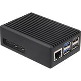 Inter-Tech Elegant aluminum case for Raspberry Pi 5, behuizing Zwart