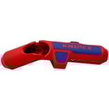KNIPEX Ergostrip universeel ontmantelingsgereedschap 16 95 02 SB kabelstrip-/ontmantelingsgereedschap Rood/blauw, links-handig