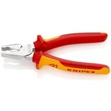 KNIPEX Kracht-kombitang 02 06 180 VDE combinatietang Rood/geel, Lengte 180mm