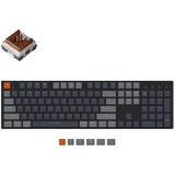 Keychron K5-E3, toetsenbord Zwart, US lay-out, Keychron Low Profile Optical Brown, RGB leds, ABS, Bluetooth 5.1, hot swap