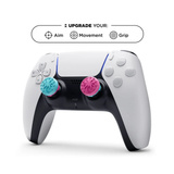 KontrolFreek Action Adventure Thumbsticks - Heist Edition analoge stick Roze/blauw, Playstation 5, Playstation 4