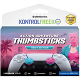 KontrolFreek Action Adventure Thumbsticks - Heist Edition analoge stick Roze/blauw, Playstation 5, Playstation 4
