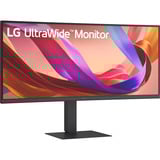 LG UltraWide 34U650A-B 34" curved gaming monitor Zwart, 2x HDMI, DisplayPort, 3x USB-A, USB-C, RJ-45