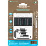 Paleblue CR123 (USB-C) Oplaadbare batterij, 4 stuks Zwart