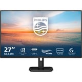 Philips 27E1N1300A 27" monitor Zwart, 100 Hz, HDMI, USB-C, Audio 