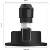 Philips Hue 3-pack Xamento inbouwspot ledverlichting Zwart