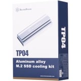 SilverStone TP04 Aluminum alloy M.2 SSD cooling kit heatsink Zilver