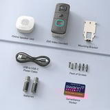Swann EVO draadloze videodeurbel + SwannShield AI Voice Assistant Zwart