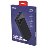 Trust Avala Snelle PD-powerbank, 10.000 mAh Zwart, USB-C