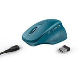 Trust OZAA Oplaadbare draadloze muis Blauw, 800 - 2400 dpi