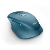 Trust OZAA Oplaadbare draadloze muis Blauw, 800 - 2400 dpi