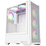 XYZ PC Gear Airone 300-X Mesh midi tower behuizing Wit | 1x USB-A | 1x USB-C | Tempered Glass