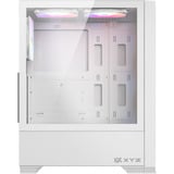 XYZ PC Gear Airone 300-X Mesh midi tower behuizing Wit | 1x USB-A | 1x USB-C | Tempered Glass