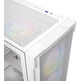 XYZ PC Gear Airone 300-X Mesh midi tower behuizing Wit | 1x USB-A | 1x USB-C | Tempered Glass