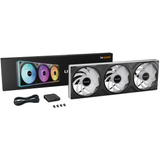 be quiet! be quiet! Light Wings Pro IO 420mm Rever RGB case fans Zwart, 3 stuks, 420 x 140 x 28 mm