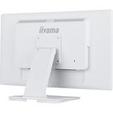iiyama ProLite T2452MSC-W2AG 24" touchscreen monitor Wit, 120 Hz, HDMI, DisplayPort, Audio, USB, Touch