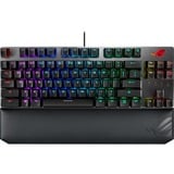 ASUS ROG Strix Scope TKL Deluxe, gaming toetsenbord Zwart/grijs, US lay-out, Cherry MX Red