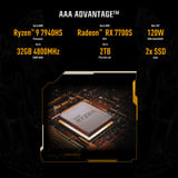 ASUS TUF Gaming A16 Advantage Edition FA617NTR-RL031W 16"  gaming laptop Beige | R7 7435HS | RX 7700S | 16 GB | 512 GB SSD