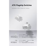 ATK RS6 Ultra+ Series Aluminum Magnetic Switch Keyboard - Spectral Ranger Zwart, US lay-out (QWERTY), ATK Ice Blade Pro, 80% (TKL)