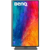 BenQ DesignVue PD2706U 27" 4K Ultra HD monitor Zwart, 1x DisplayPort, 1x HDMI, 2x USB-C, 3x USB-A