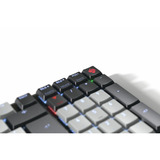 CHERRY KW 550 MX LP mechanisch toetsenbord Zwart, US lay-out (QWERTY), Cherry MX Low Profile 2.0 Ivory, 96%, 96%, White led, PBT keycaps