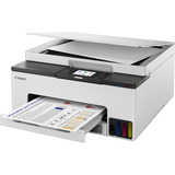 Canon MAXIFY GX1051-kleureninkjetprinter met navulbare MegaTank all-in-one inkjetprinter Wit, Printen, kopiëren, scannen, Wi-Fi