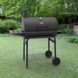 Char-Griller Pro Deluxe Houtskoolgrill barbecue Zwart