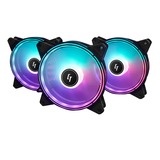 Chieftec Nova Set NF-3012-RGB case fan 3 stuks, Incl. controller