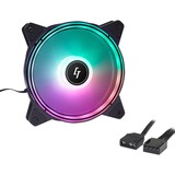 Chieftec Nova Set NF-3012-RGB case fan 3 stuks, Incl. controller
