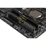 Corsair 16 GB DDR4-3600 Kit werkgeheugen Zwart, CMK16GX4M2Z3600C18, Vengeance LPX, XMP, AMD Ryzen Optimized