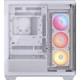 Corsair 3500X LX-R RGB iCUE LINK midi tower behuizing Wit | 2x USB-A | 1x USB-C | Tempered Glass