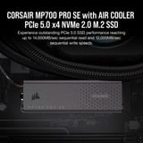 Corsair MP700 PRO SE met koeler 2 TB SSD PCIe 5.0 x4 NVMe 2.0, M.2 2280 