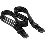 Corsair ThermalProtect PCIe 5.1 600W 12V-2x6 Cable kabel Zwart, PCIe 5.1, 600W