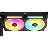 Corsair iCUE LINK H100i LCD Liquid CPU Cooler waterkoeling Zwart