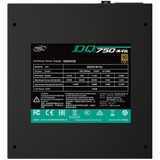 DeepCool DQ750-M-V2L modulaire 750 watt voeding  Zwart, 4x PCIe, 4x PCIe, Kabel-Management