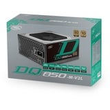 DeepCool DQ850-M-V2L 850W voeding  Zwart, 4x PCIe, Kabel-Management