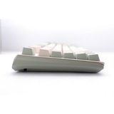 Ducky One 3 Matcha TKL mechanisch toetsenbord Crème, US lay-out (QWERTY), Cherry MX Silent Red, 80% (TKL)	, PBT Double Shot, hot swap